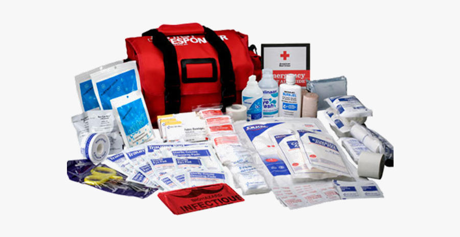 Portable First Aid Kit- Pre Filled With Basic First - First Aid Kit Basic Supplies, Transparent Clipart