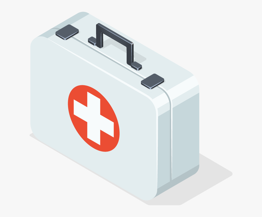 First A - First Aid Kit, Transparent Clipart