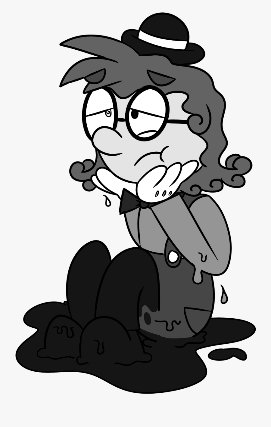 Patient Clipart Pity - Cartoon Black And White Pity, Transparent Clipart