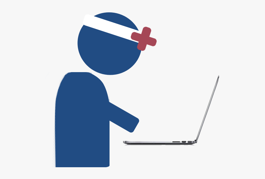 Doctor - Patient - Icon - Doctor And Computer Icon, Transparent Clipart