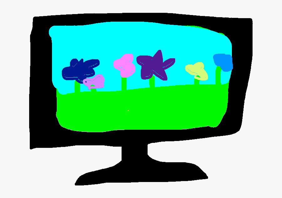 Watching Tv Clipart Drawing, Transparent Clipart