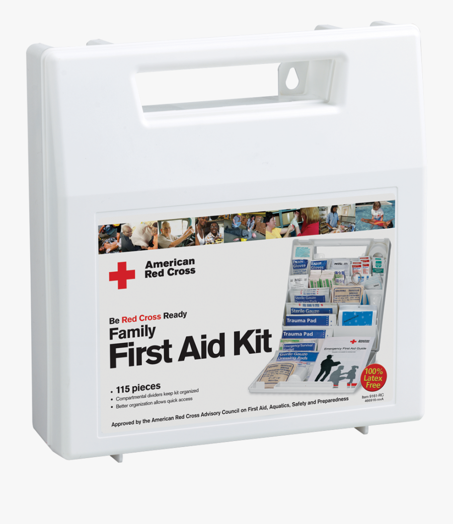 Family First Aid Kit , Png Download - American Red Cross First Aid Kit Contents, Transparent Clipart