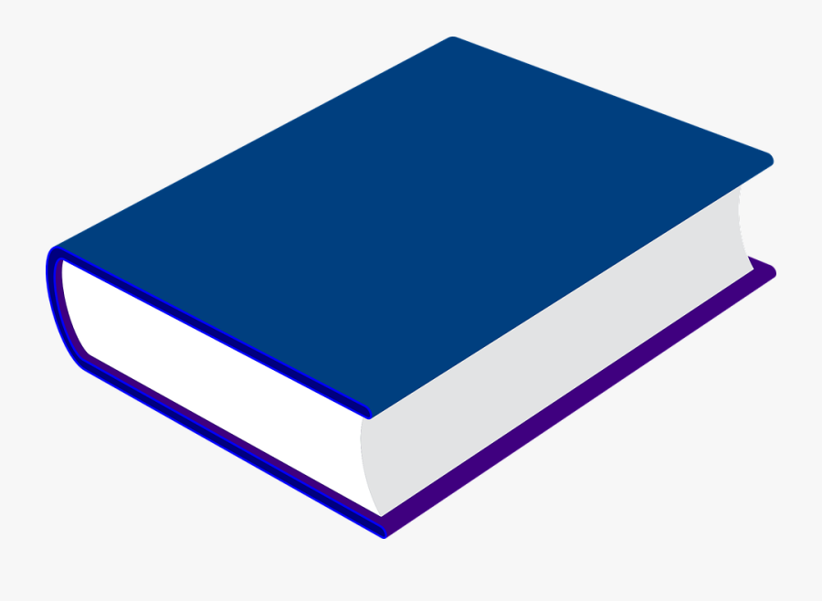 Binder Clipart Textbook - Book Png Clipart Blue, Transparent Clipart