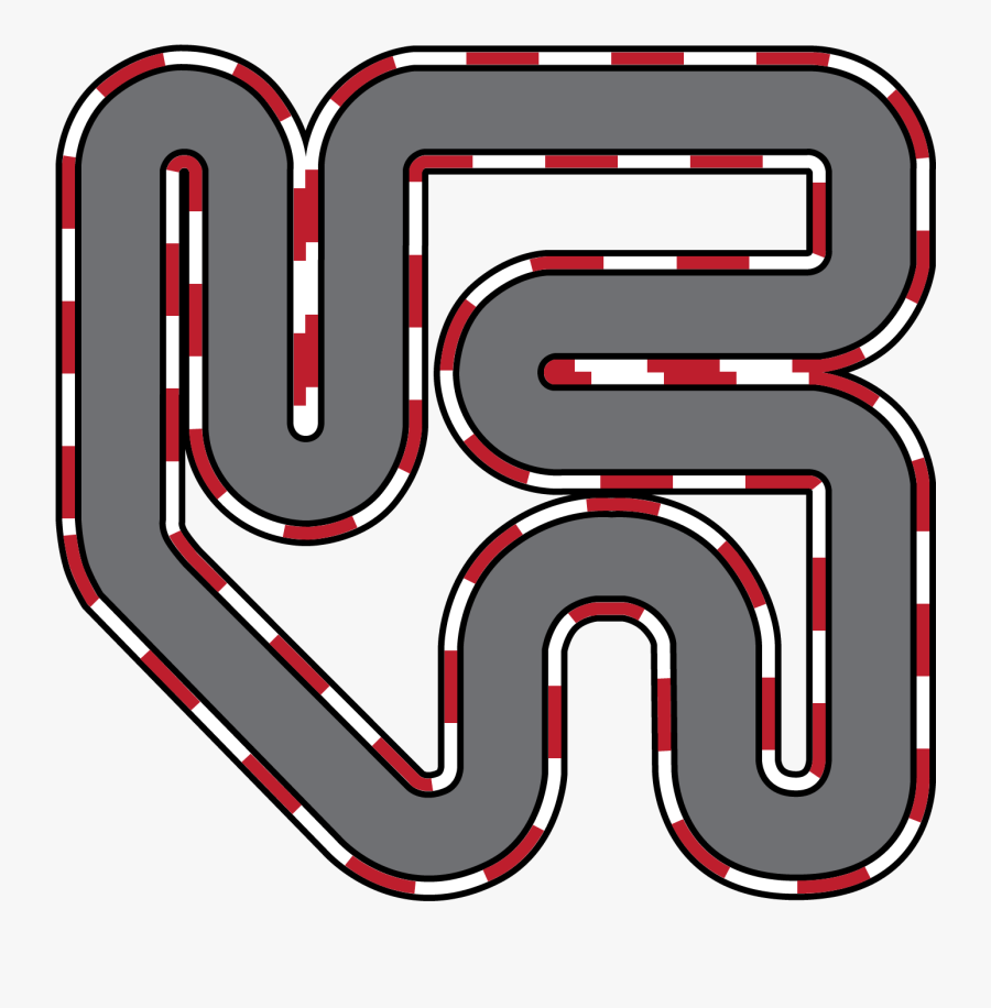Kart Race Circuit Clip - Autobahn Indoor Speedway Dulles, Transparent Clipart