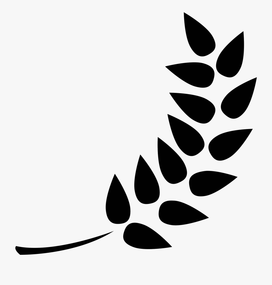 The Icon Is Shaped Like A Plant Stem With Leaves On - Icone Trigo, Transparent Clipart