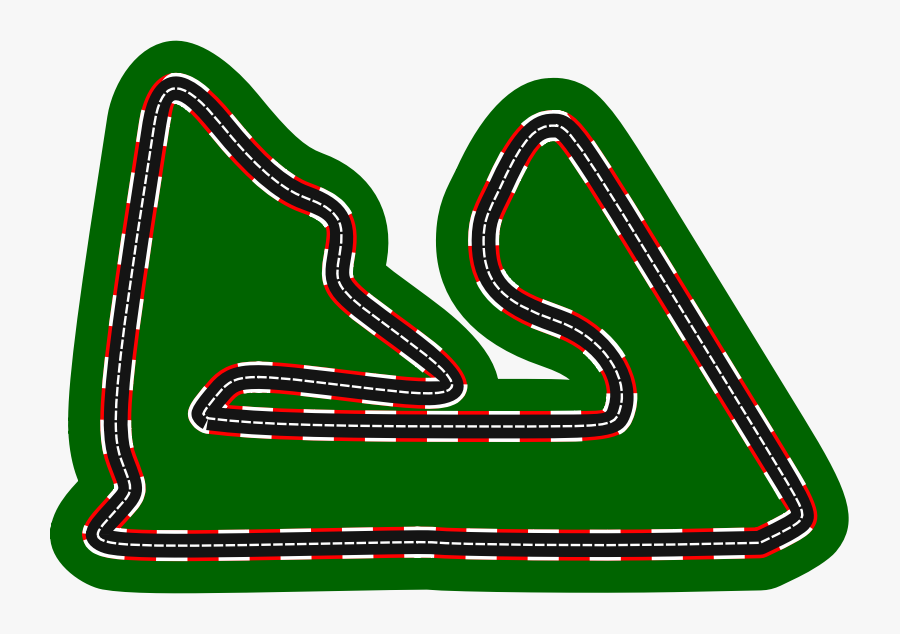 Racetrack Clipart Race Track Auto Racing Clip Art - Bahrain F1 Track Clipart, Transparent Clipart