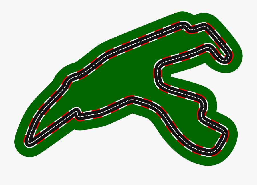 Track Clipart Race Course - Rennstrecke Clipart, Transparent Clipart