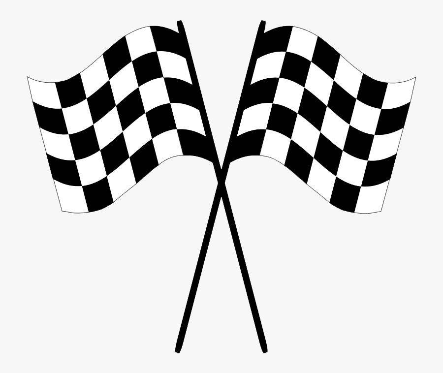 Transparent Race Track Png - Race Flag No Background, Transparent Clipart