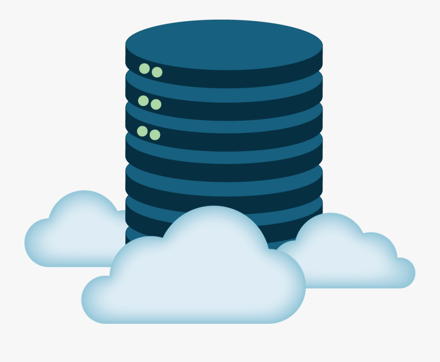 Cloud Server Art, Transparent Clipart