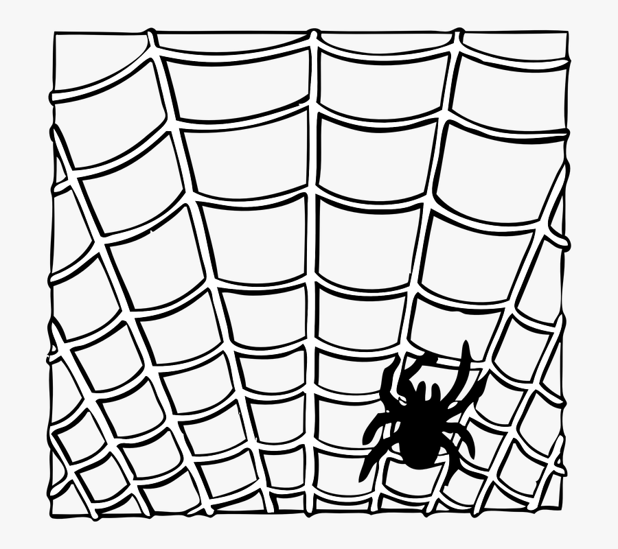 Spider Web Insect - Spider Web Clip Art, Transparent Clipart