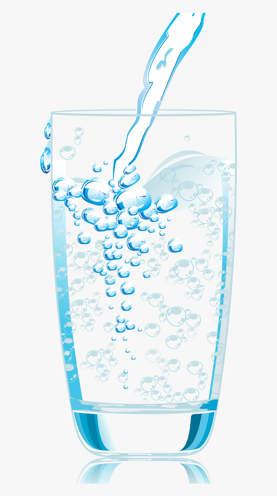 Water Glass Euclidean Vector Clip Art - แก้ว มี น้ำ, Transparent Clipart
