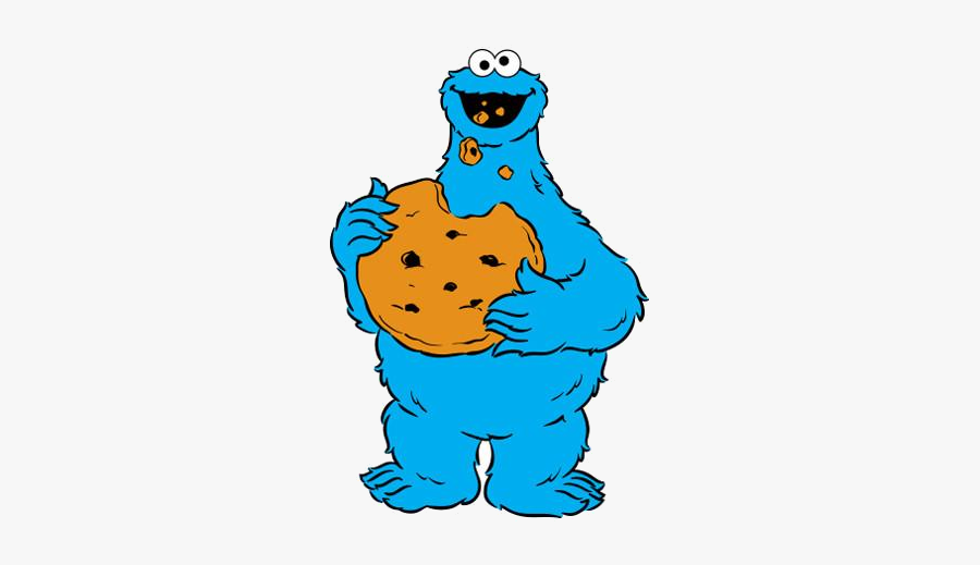 Cookie Monster Clipart Cartoon Pencil And In Color - Cartoon Cookie Monster Clipart, Transparent Clipart