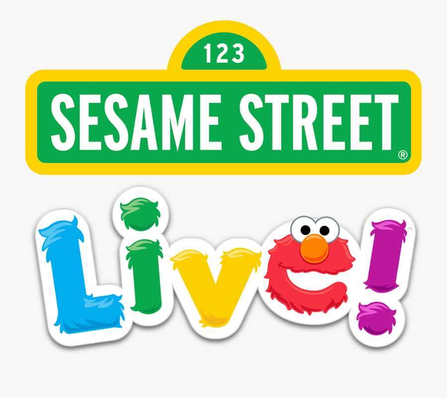 Sesame Street Live Wolstein - Sesame Street Live Logo, Transparent Clipart