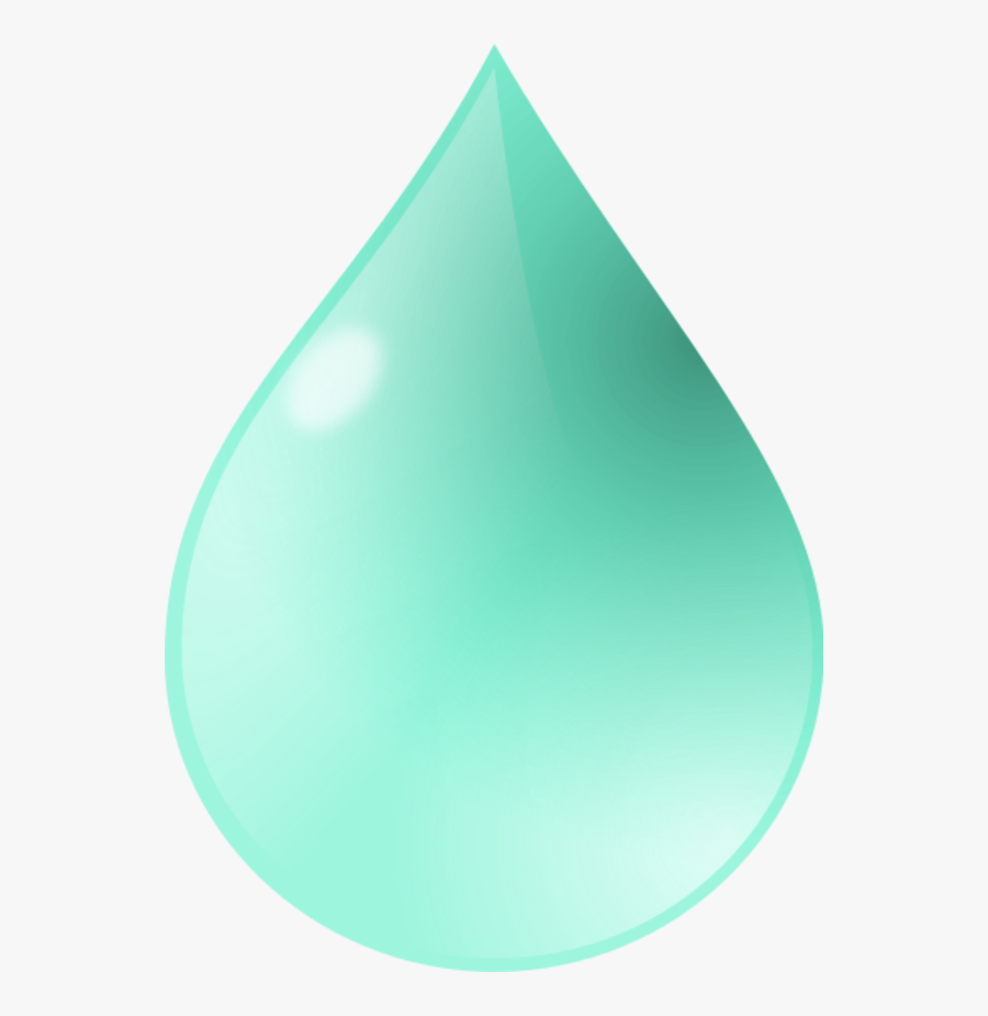 Glass Of Water Clip Art - Turquoise Water Drop, Transparent Clipart