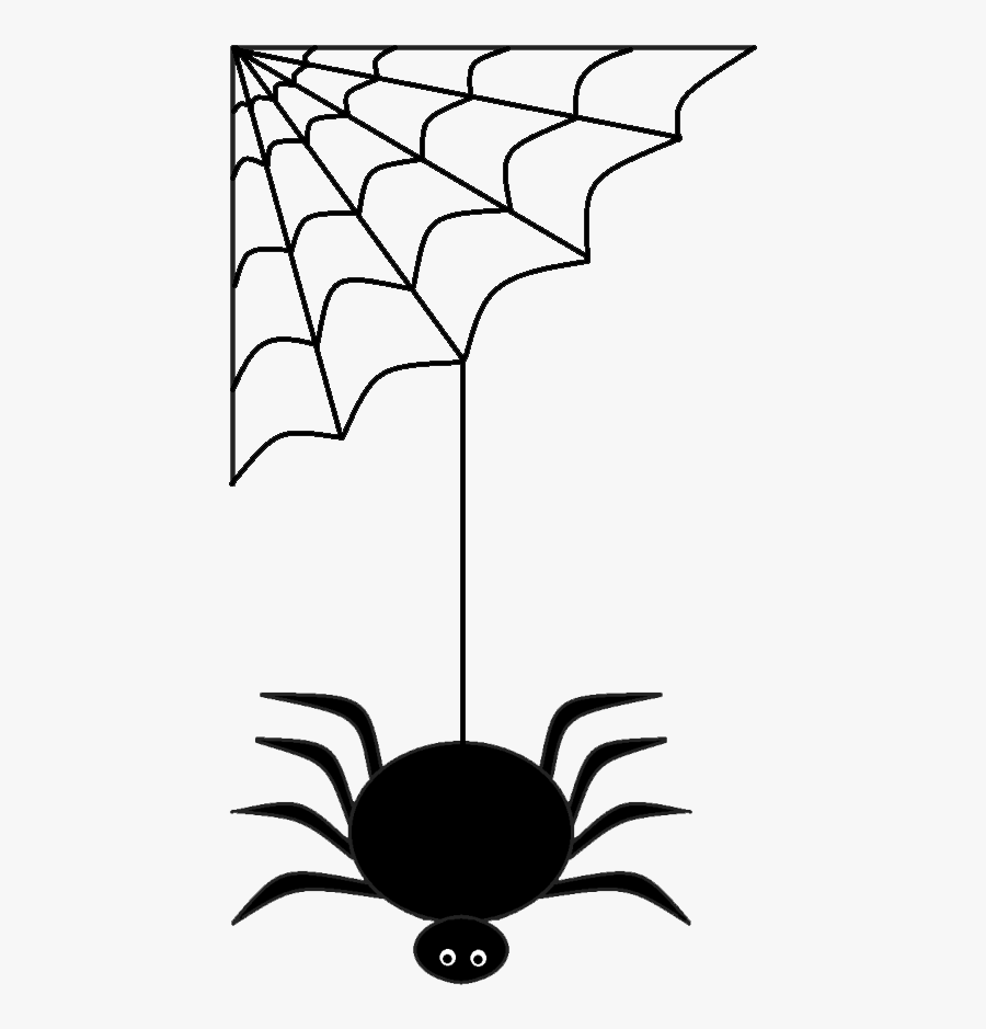 Spider Web Corner Png - Cartoon Spider Web Clipart, Transparent Clipart