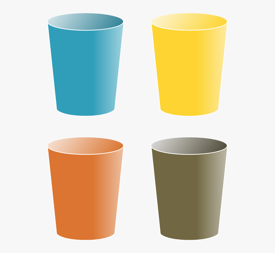Tumbler, Cup, Glass, Color, Mug, Beaker, Goblet, Tub - Cups Clip Art, Transparent Clipart