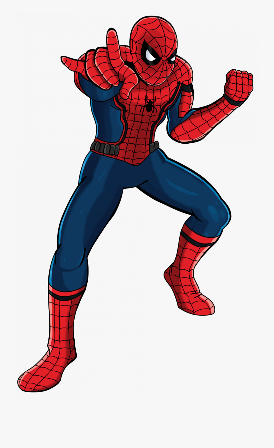 Spider Clipart Easy Drawings - Spectacular Spider Man Png, Transparent Clipart