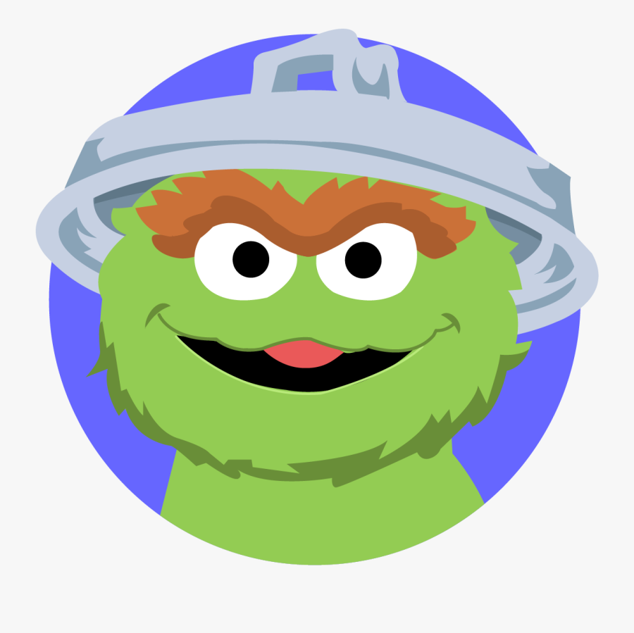 Preschool Games Videos Coloring - Oscar The Grouch Circle, Transparent Clipart