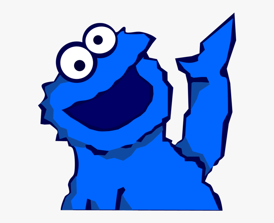 Clip Art Cookie Monster Emoji - Cookie Monster Render, Transparent Clipart