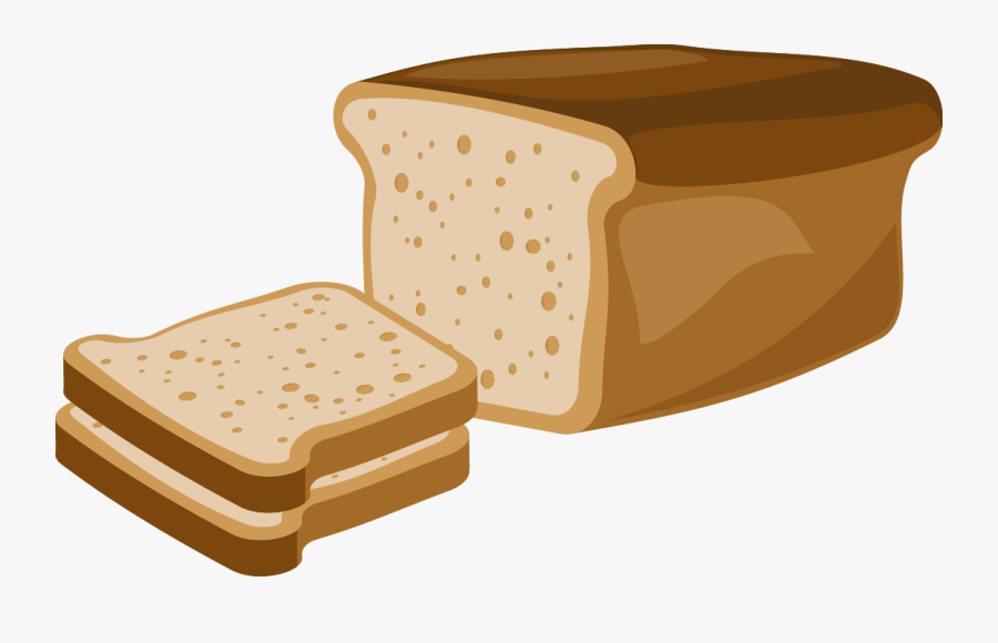 Toast Rye Bread Breakfast White Bread - Transparent Bread Vector Png, Transparent Clipart