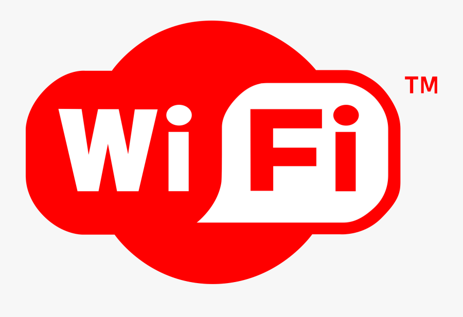Free Wifi Logo Png Red, Transparent Clipart