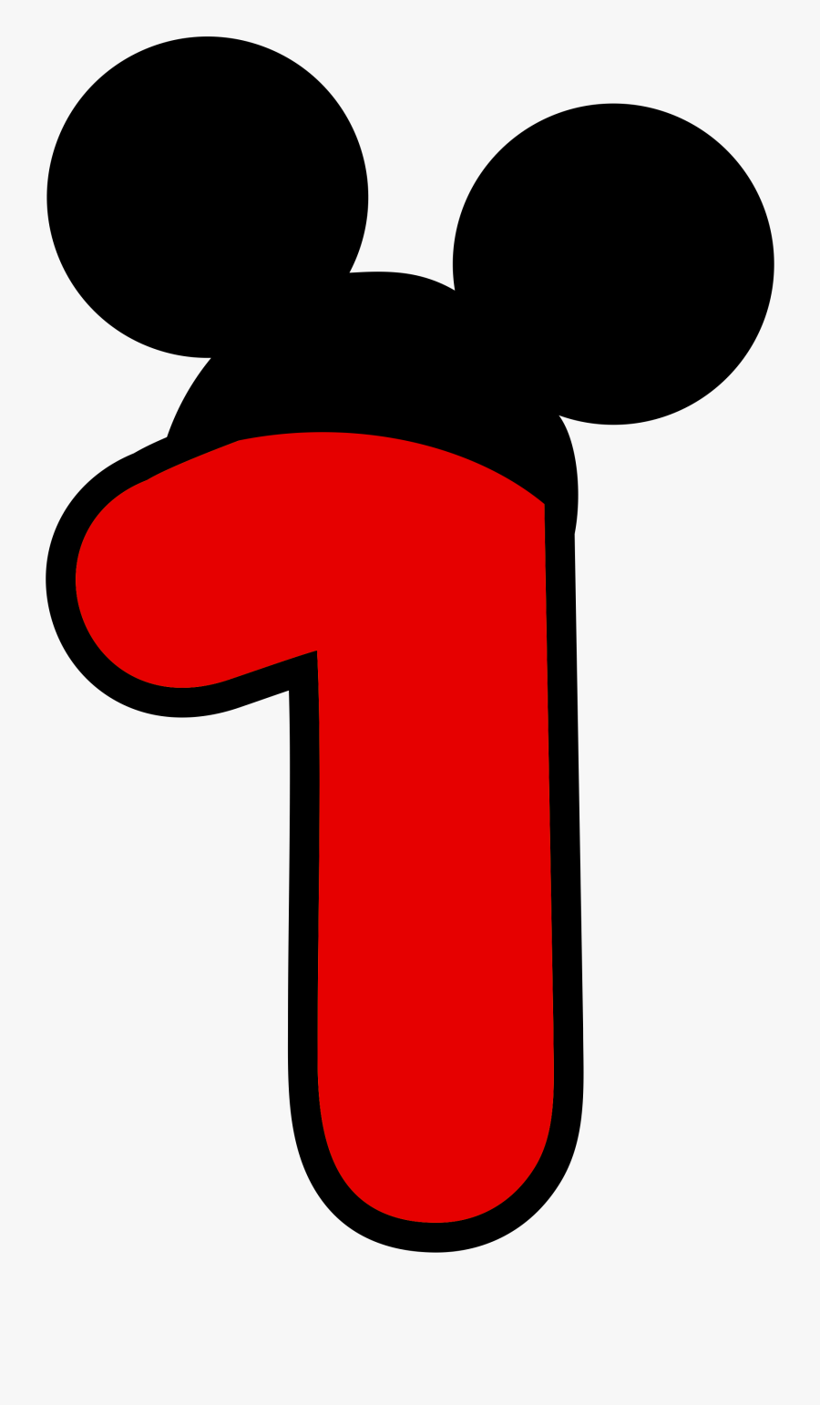 Letter Clipart Mickey Mouse - Mickey Png, Transparent Clipart