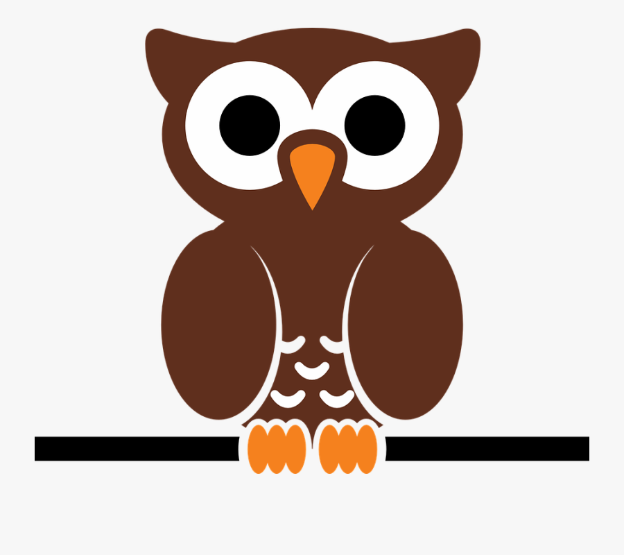 Owl On Wire - All About Owls For Kids, Transparent Clipart