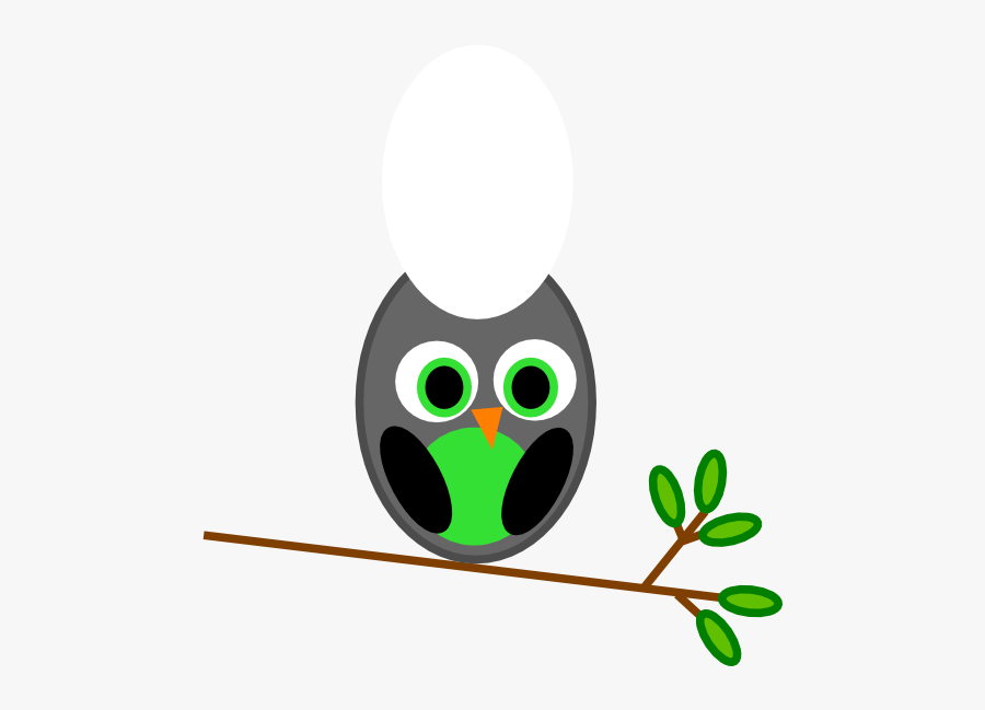 Cute - Owl - On - Tree - Clipart - Pink And Blue Owl, Transparent Clipart