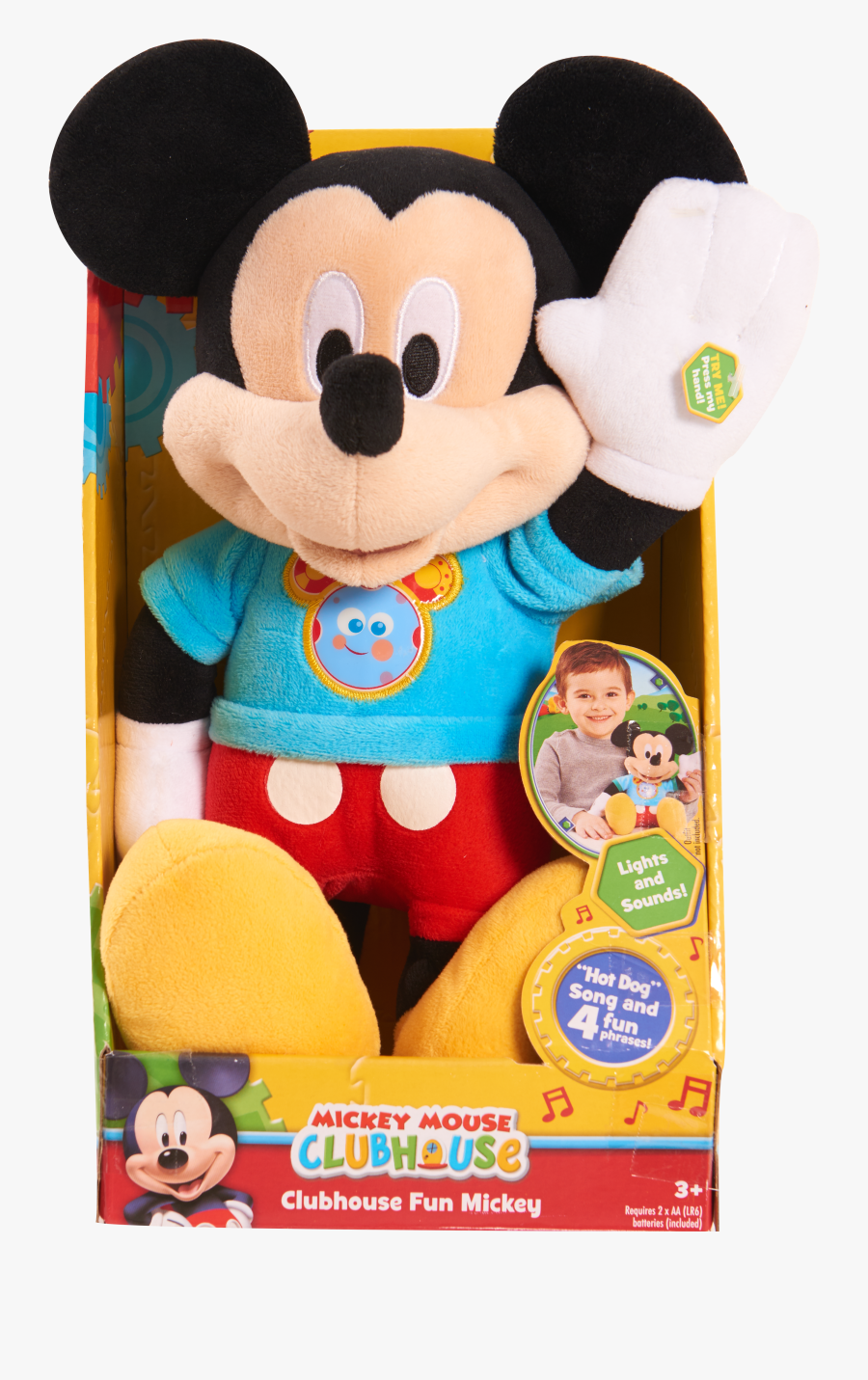 Mickey Mouse Clubhouse Fun Mickey - Plush Mickey Mouse Clubhouse, Transparent Clipart