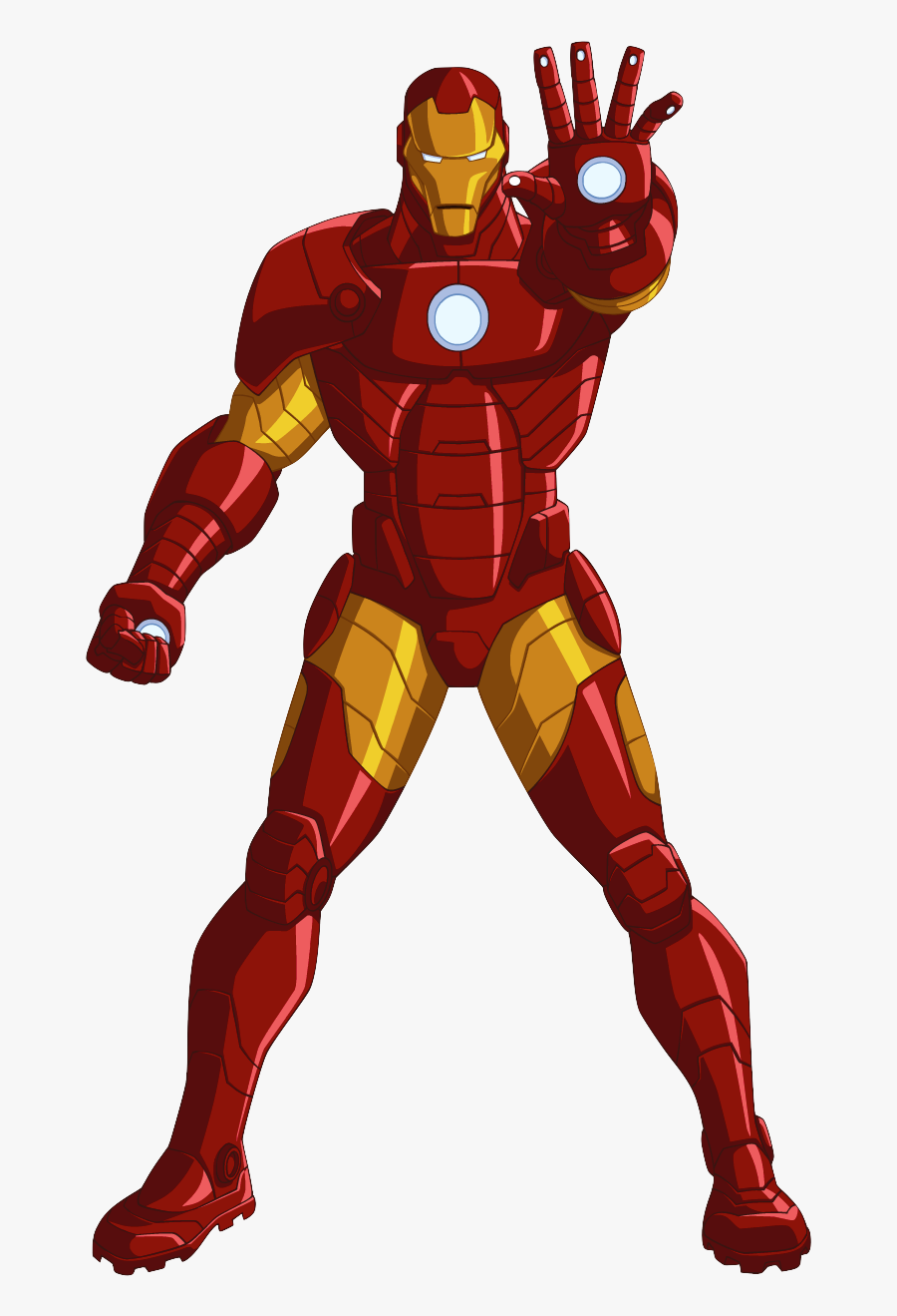 Iron Man Mark L - Iron Man Cartoon Full Body, Transparent Clipart