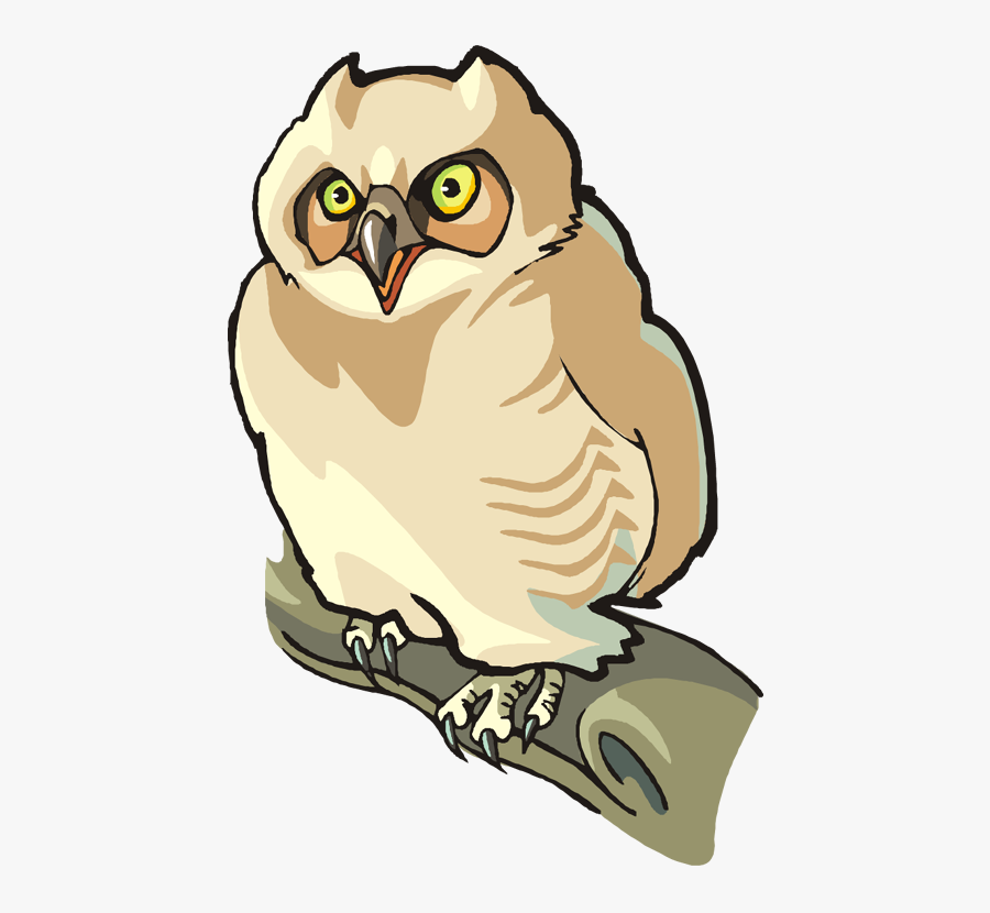 Clip Art Front Facing Owl, Transparent Clipart