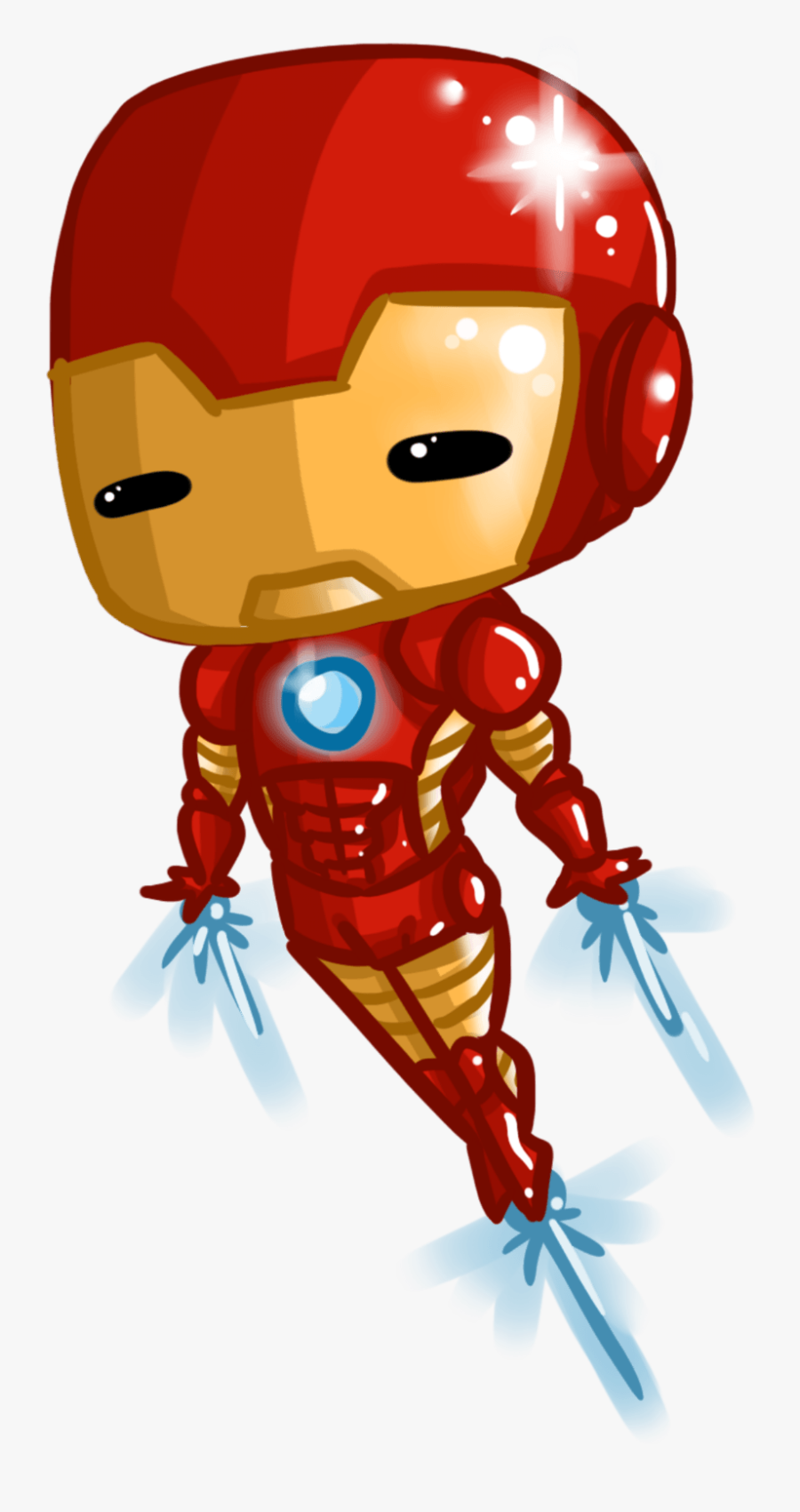 Transparent Man Clipart - Cartoon Iron Man Png, Transparent Clipart