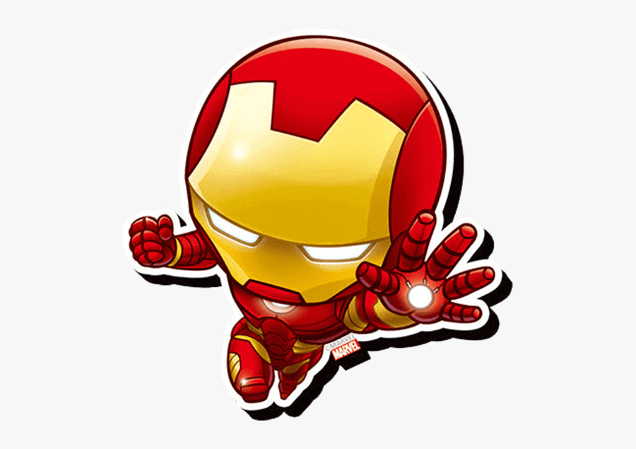 Transparent Superhero Clip Art - Chibi Iron Man Cartoon, Transparent Clipart
