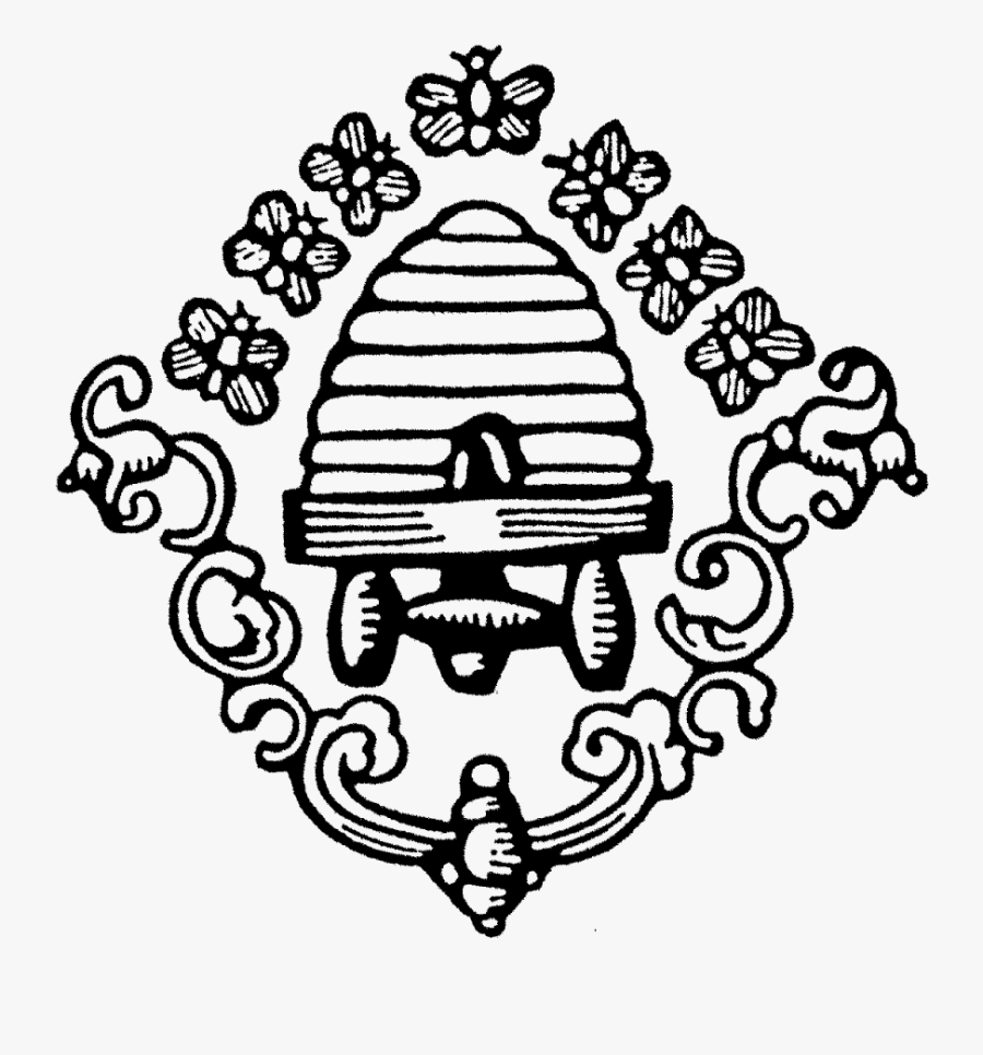 Transparent Bee Hive Clip Art - Black And White Bee Hive Clip Art, Transparent Clipart