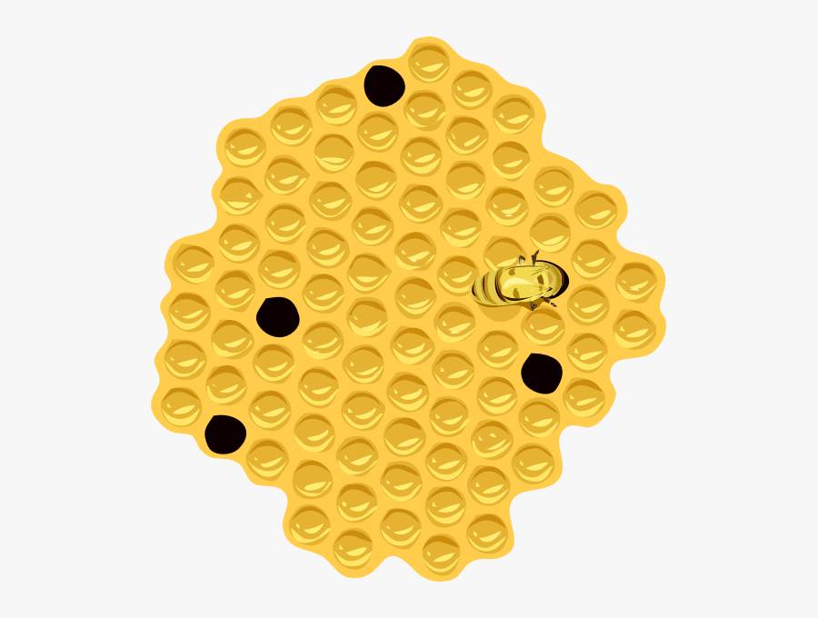 Free Vector Bee Hive Clip Art - Honeycomb Clipart, Transparent Clipart