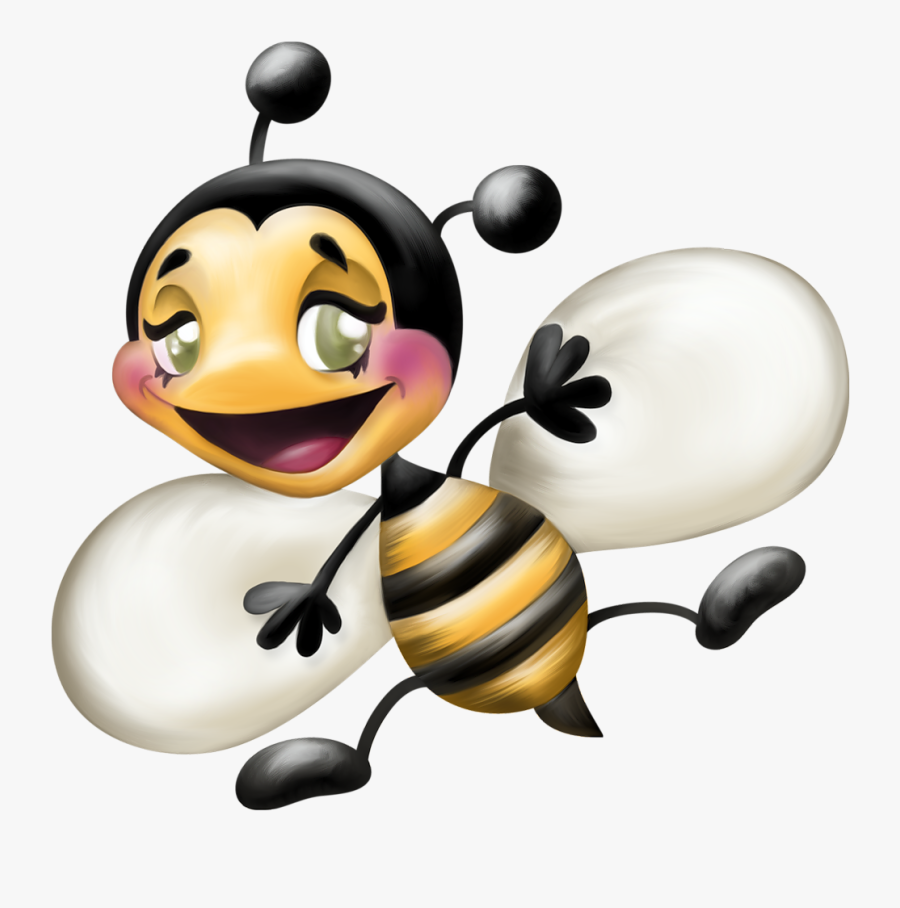 Free Honey Bee Drawing Beehive Clip Art Clown Cartoon - Bee, Transparent Clipart