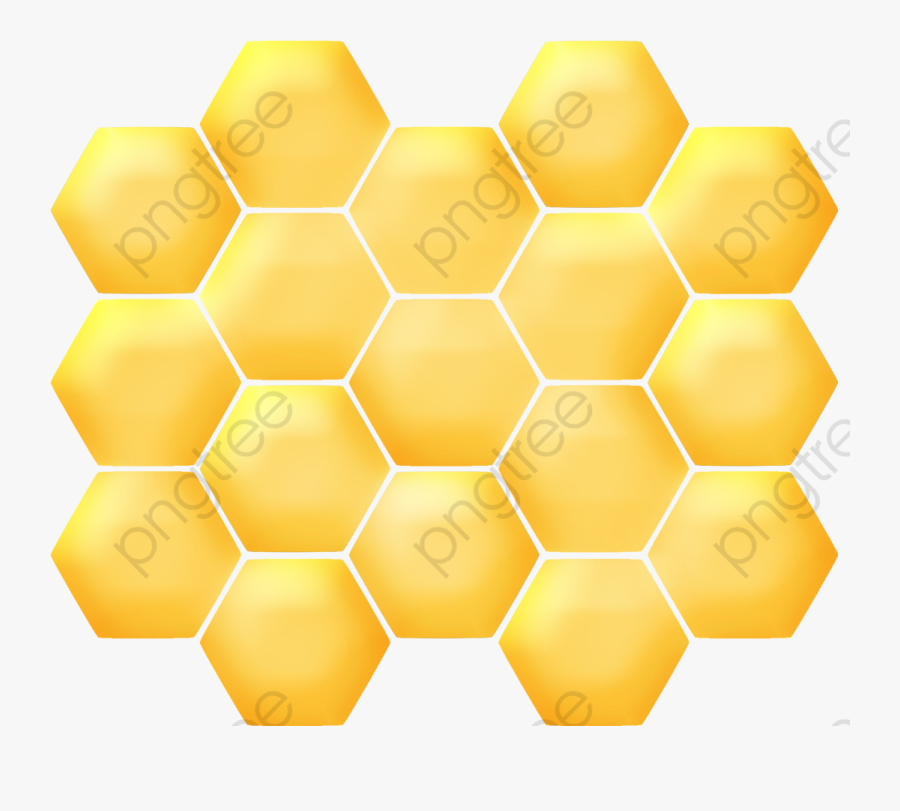 Honeycomb - Mozaika Prasowana Bianco Paradyz Hexagon, Transparent Clipart
