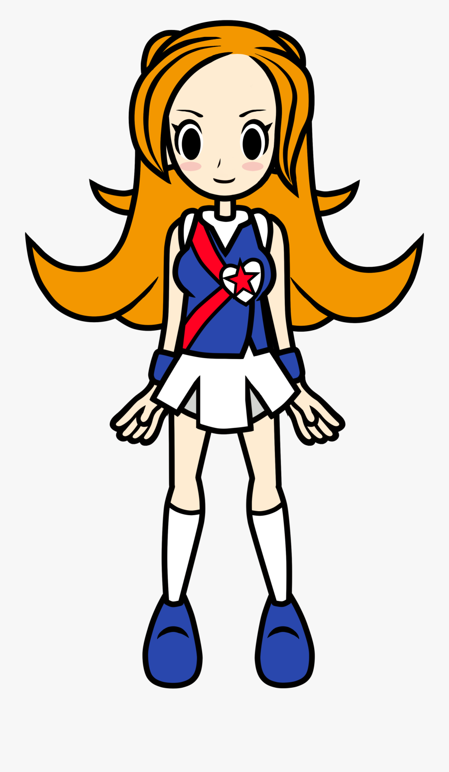 Cheerleader Clipart Pep Squad - Mona Cheerleader, Transparent Clipart