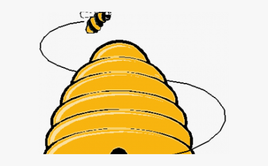 Bee Hive Clipart - Honey Bee Hive Animated, Transparent Clipart