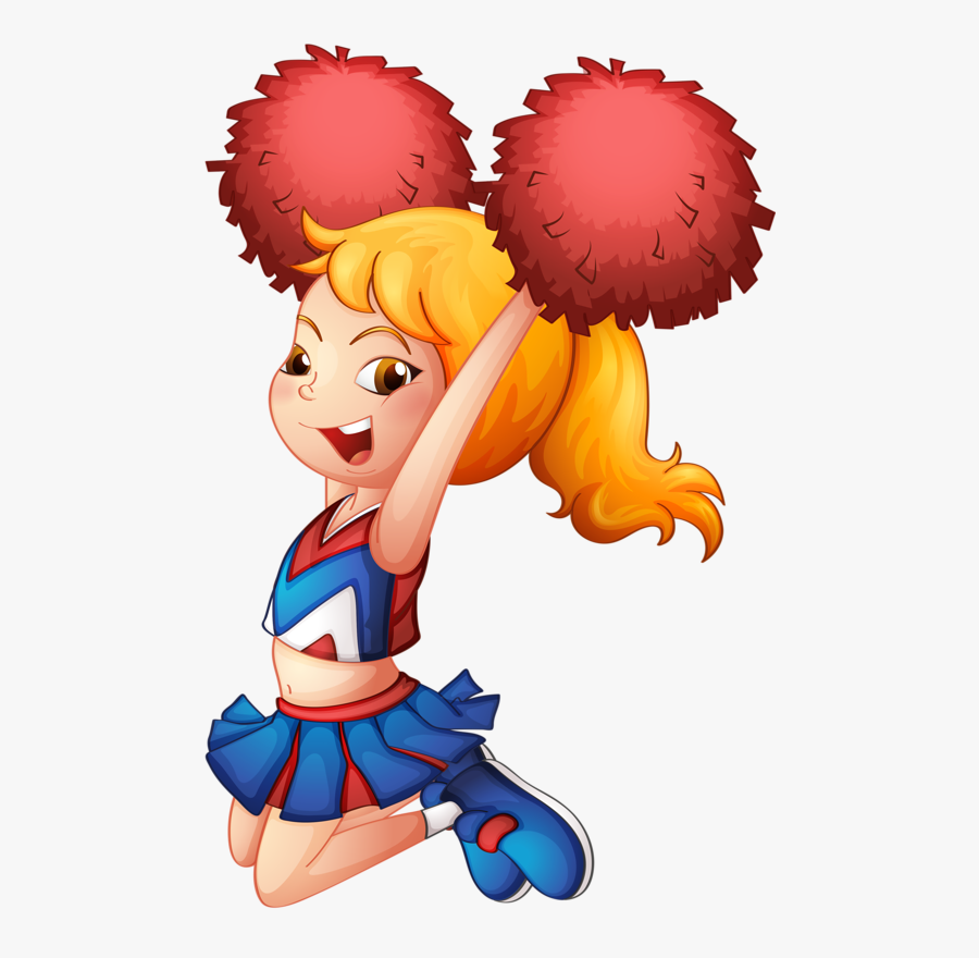 Transparent Cheerleader Clip Art - Cheerleaders Illustration, Transparent Clipart
