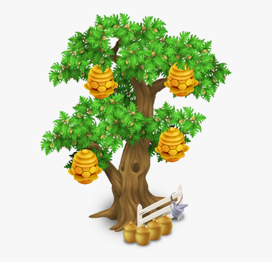 Honey Clipart Honey Hive - Hay Day Honey Tree, Transparent Clipart