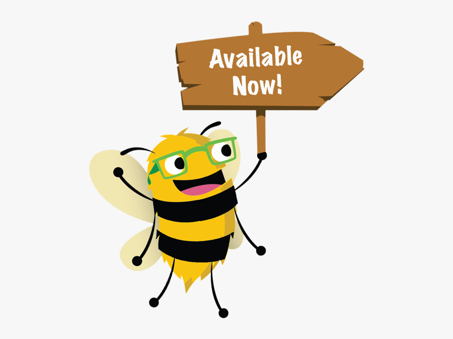 Available Bee - Beehive Country Cartoon, Transparent Clipart