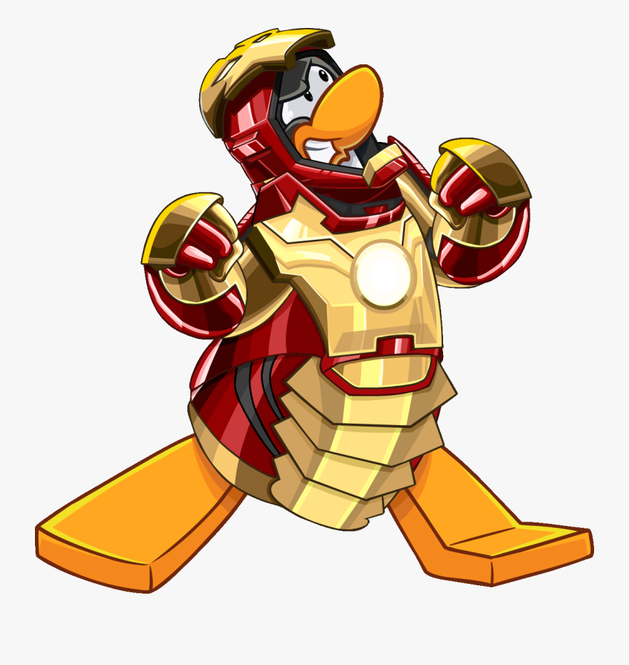 Iron Man Clipart Disney Xd - Club Penguin Los Vengadores, Transparent Clipart