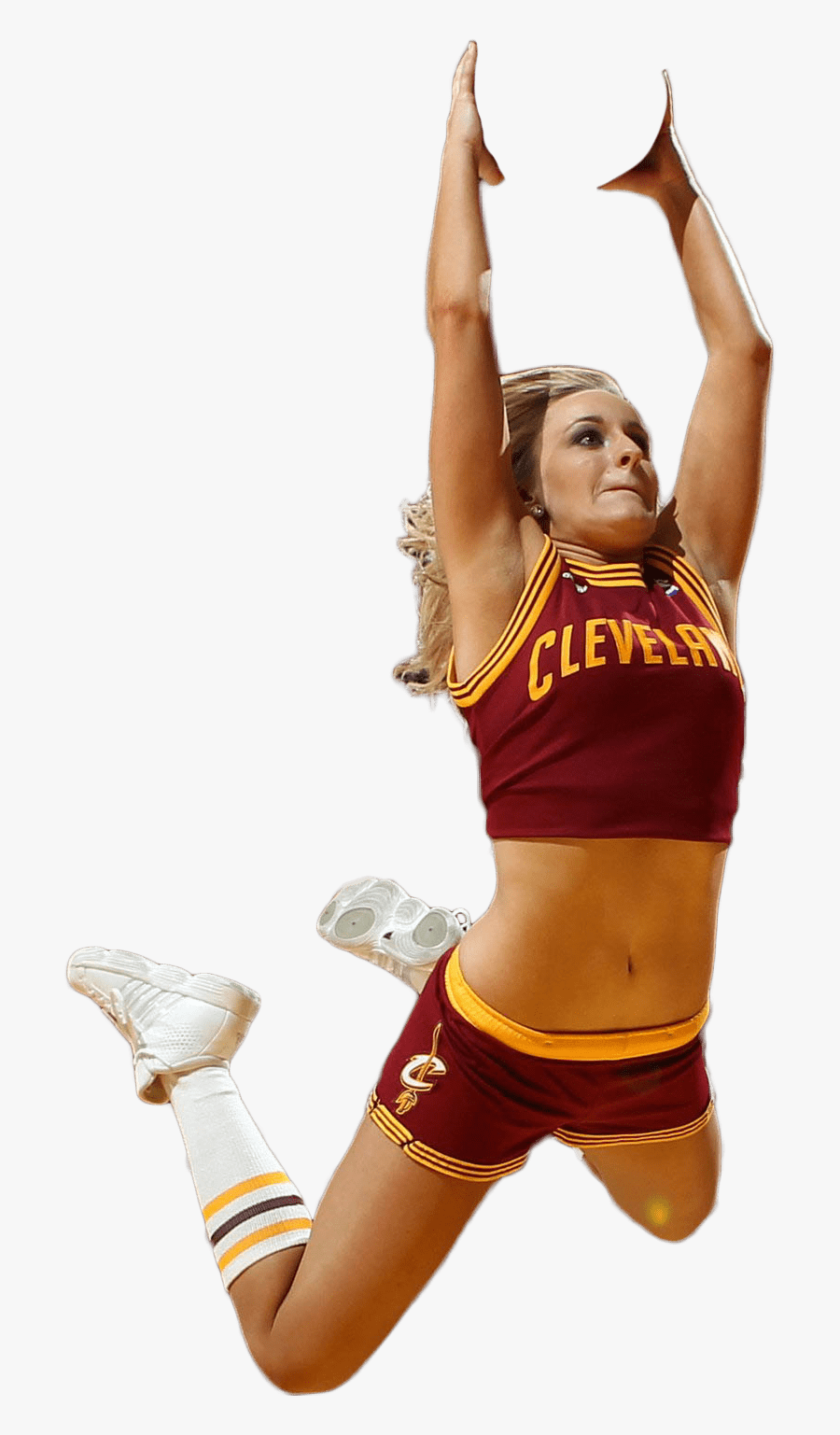 Cleveland Cheerleader Clip Arts - Dunking Transparent, Transparent Clipart