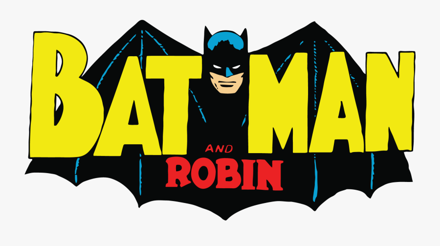 Batman And Robin Classic Logo Vector Clip Art Transparent, Transparent Clipart