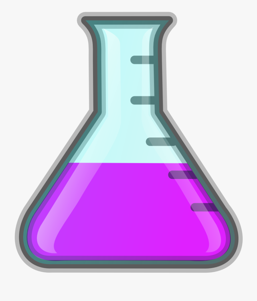 Onlinelabels Clip Art - Science Experiment Bottle, Transparent Clipart
