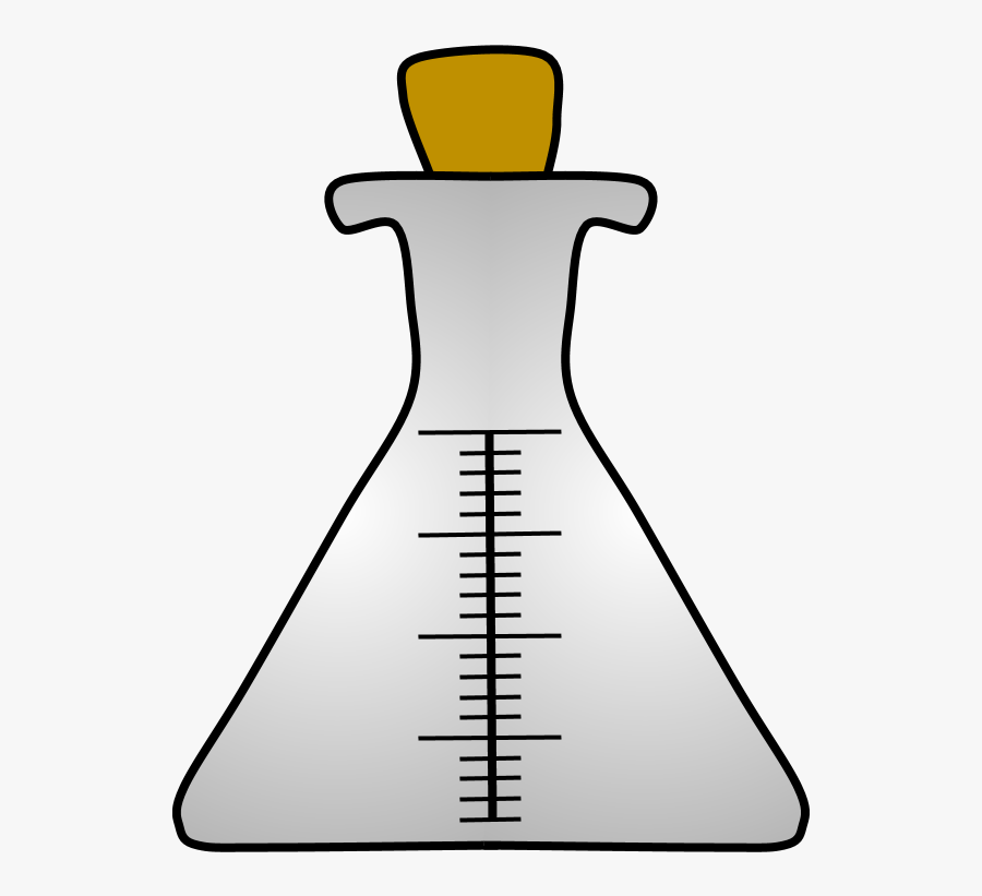 Beaker, Flask, Stopper - Illustration, Transparent Clipart