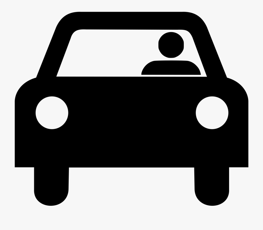 Silhouette Car At Getdrawings - Car Driving Silhouette, Transparent Clipart