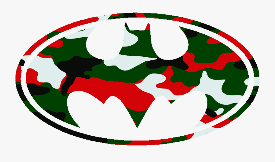 Batman Logo Christmas Camo Cut Free Images - Batman Logo Png, Transparent Clipart