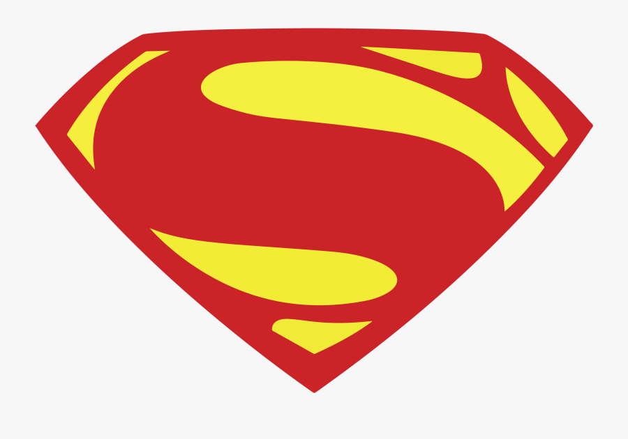 Transparent Superman Clip Art - Logo Superman Man Of Steel, Transparent Clipart